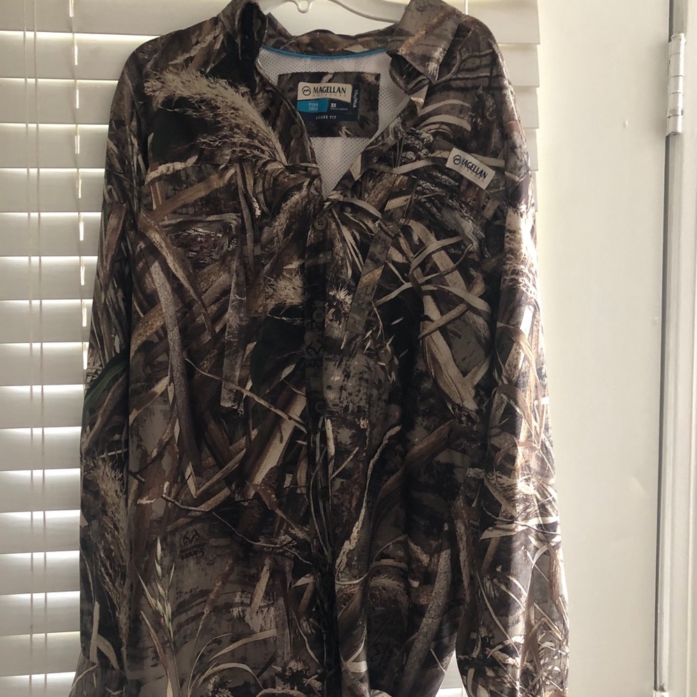 Camo fishing shirt